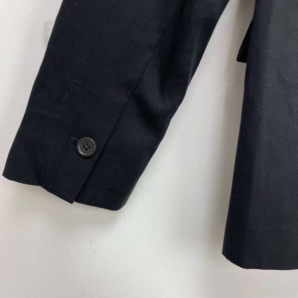 Everlane Womens The Easy Blazer Size 4 Black One Button NWT $128 - Picture 9 of 10